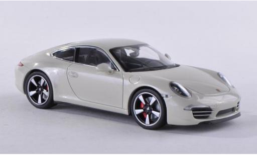 Diecast model cars Porsche 911 Base metallic white 2013 50 ann&Atilde;&copy;es 1/43 Minichamps