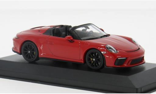 Diecast model cars Porsche 911 Speedster (991) red 2019 1/43 Minichamps