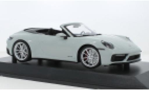 Diecast model cars Porsche 911 GTS Carrera 4 Convertible grey 2020 1/18 Minichamps