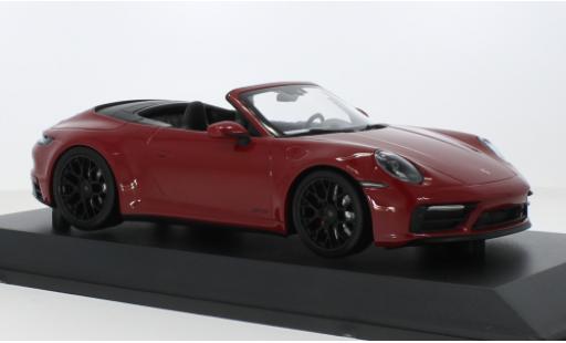 Diecast model cars Porsche 911 GTS Carrera 4 Convertible red 2020 1/18 Minichamps