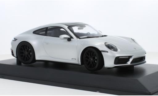 Diecast model cars Porsche 911 GTS Carrera 4 silver 2020 1/18 Minichamps