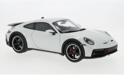 Diecast model cars Porsche 911 Dakar metallise grey 2022 1/18 Minichamps