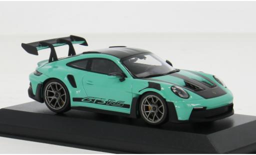 Diecast model cars Porsche 911 GT3 R S green 2024 1/43 Minichamps