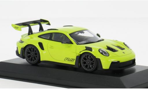 Diecast model cars Porsche 911 GT3 R S green 2024 1/43 Minichamps