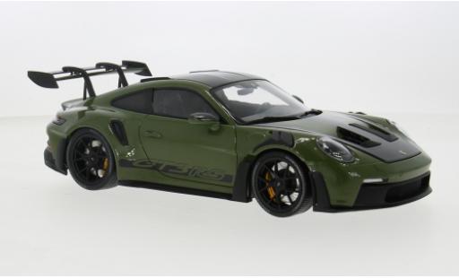 Diecast model cars Porsche 911 GT3 R S olive 2024 1/18 Minichamps