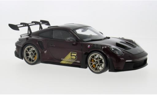 Diecast model cars Porsche 911 GT3 R S purple 2024 1/18 Minichamps