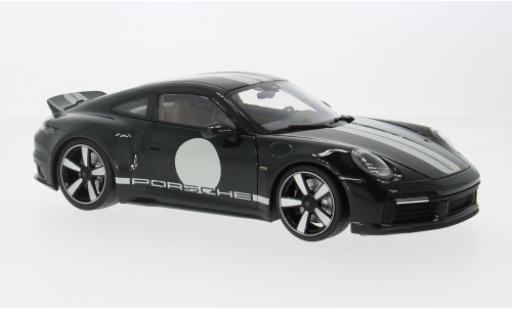 Diecast model cars Porsche 911 Sport Classic metallise green 2022 1/18 Minichamps