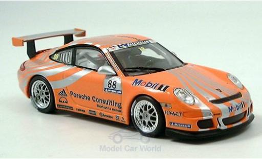 Diecast model cars Porsche 911 GT3 Racing orange No.8 1/43 Minichamps