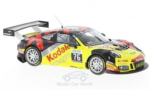 Diecast model cars Porsche 911 GT3 R - No.76 Team Imsa Performance Kodak 24h Spa 2016 P.Pilet/.Narac/M.Jousse/T.Cornac 1/43 Minichamps
