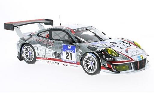 Diecast model cars Porsche 911 GT3 R No.21 WTM-Racing Wochenspiegel 24h N&Atilde;&frac14;rburgring 2016 M.Stursberg/J.Krumbach/O.Kainz/G.Weiss 1/18 Minichamps