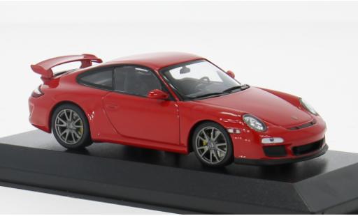Diecast model cars Porsche 911 GT3 red 2009 1/43 Minichamps