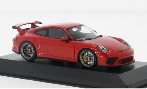 Diecast model cars Porsche 911 GT3 red 2017 1/43 Minichamps