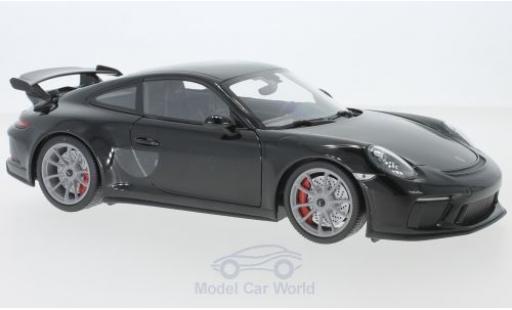 Diecast model cars Porsche 911 GT3 black 2017 1/18 Minichamps