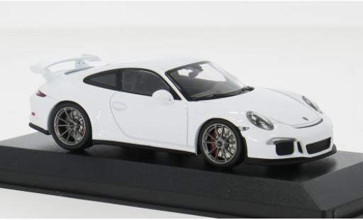 Diecast model cars Porsche 911 GT3 white 2012 1/43 Minichamps