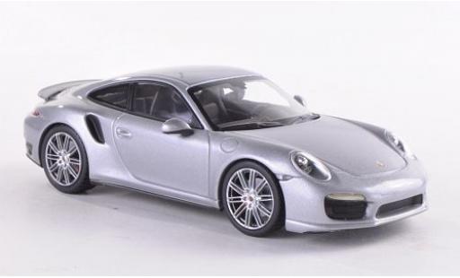 Diecast model cars Porsche 911 Turbo grey 2013 1/43 Minichamps