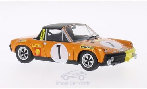 Diecast model cars Porsche 914/6 Base /6 No.1 Marathon de la Route 1970 G.Larrousse/C.Haldi/H.Marko 1/43 Minichamps