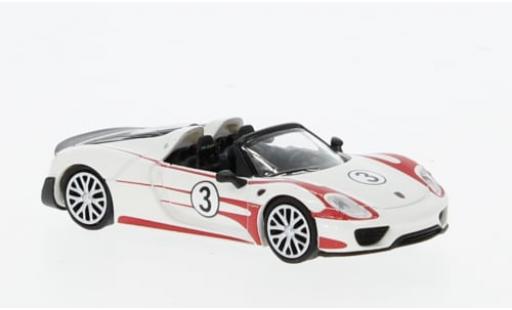 Diecast model cars Porsche 918 Base Spyder 2013 1/87 Minichamps