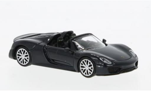 Diecast model cars Porsche 918 Base Spyder metallise blue 2013 1/87 Minichamps