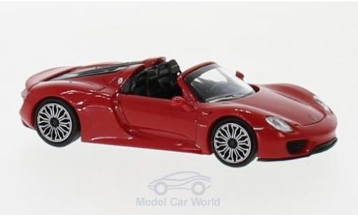 Diecast model cars Porsche 918 Base Spyder red 2015 1/87 Minichamps