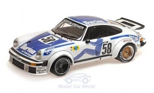 Diecast model cars Porsche 934 1977 No.58 -Kremer Racing Burton Le Mans 24h Le Mans B.Wollek/P.Gurdjian/Steve 1/12 Minichamps