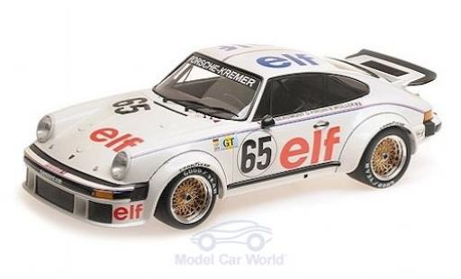 Diecast model cars Porsche 934 1976 No.65 -Kremer Racing Elf 24h Le Mans B.Wollek/D.Pironi/M.-C.Beaumont 1/12 Minichamps