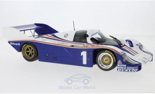 Diecast model cars Porsche 956 1982 K No.1 System Racing 6h Silverstone with Decals J.Ickx/D.Bell 1/18 Minichamps