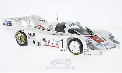 Diecast model cars Porsche 956 1986 K No.1 Joest Racing Warsteiner DRM Zolder B.Wollek 1/18 Minichamps