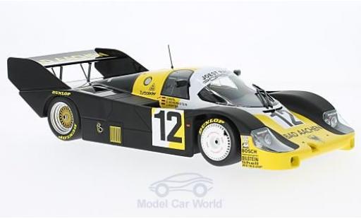 Diecast model cars Porsche 956 1984 K No.12 Schornstein Racing Team Bad Aachen 1000km Monza V.Merl/D.Schornstein 1/18 Minichamps