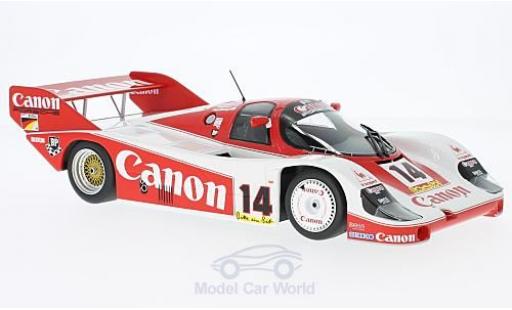 Diecast model cars Porsche 956 1983 K No.14 Canon Racing 1000 Km N&Atilde;&frac14;rburgring K.Rosberg/J.Lammers/J.Palmer 1/18 Minichamps