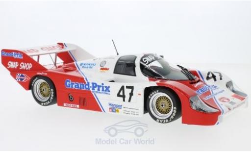 Diecast model cars Porsche 956 1983 K No.47 Preston Henn T-Bird Swap Shop 1000 Km Brands Hatch D.Galica/Sutherland/P.Henn 1/18 Minichamps