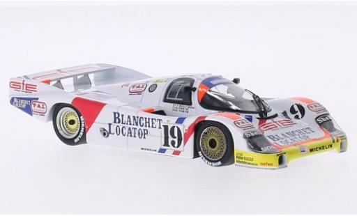 Diecast model cars Porsche 956 1986 L No.19 Brun Motorsport Blanchet Locatop 24h Le Mans T.Boutsen/D. Theys/A.Ferte 1/43 Minichamps