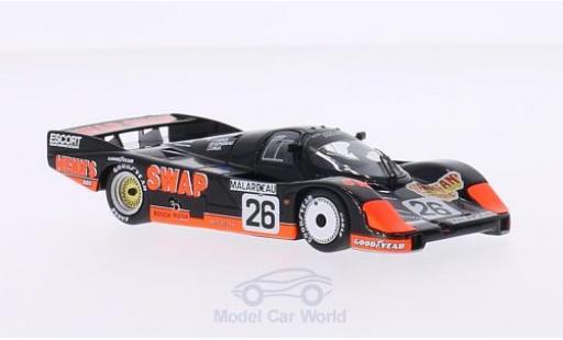 Diecast model cars Porsche 956 1984 L No.26 Swap Shop 24h Le Mans P.Henn/J.Rondeau/J.Paul Jr 1/43 Minichamps