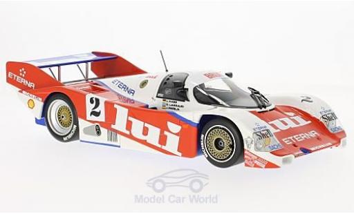 Diecast model cars Porsche 962 1987 C No.2 Brun Motorsport Lui 1000 Km N&Atilde;&frac14;rburgring J.Mass/O.Larrauri/J.Pareja 1/18 Minichamps