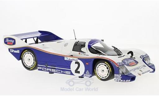 Diecast model cars Porsche 962 1985 C No.2 AG 1000 Km Hockenheim H-J.piece/D.Bell 1/18 Minichamps