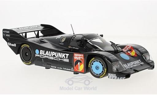 Diecast model cars Porsche 962 1986 C No.1 Blaupunkt Supercup Eifelrennen N&Atilde;&frac14;rburgring H-J.piece 1/18 Minichamps