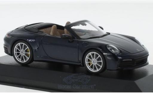Diecast model cars Porsche 911 4S Carrera metallic blue 1/43 Minichamps