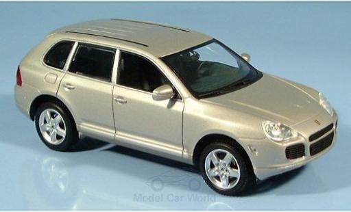 Diecast model cars Porsche Cayenne Turbo metallic beige 2002 1/43 Minichamps