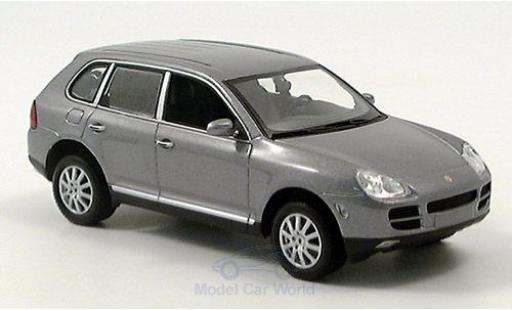 Diecast model cars Porsche Cayenne Base V6 metallic grey 2003 1/43 Minichamps