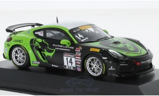 Diecast model cars Porsche 718 GT4 Clubsport MR No.14 Flying Lizard Motorsports Pirelli World Challenge 2017 N.Stacy 1/43 Minichamps