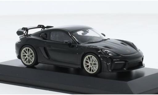 Diecast model cars Porsche 718 GT4 RS black 2021 1/43 Minichamps