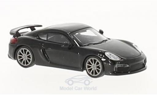 Diecast model cars Porsche 718 GT4 black 2016 1/87 Minichamps