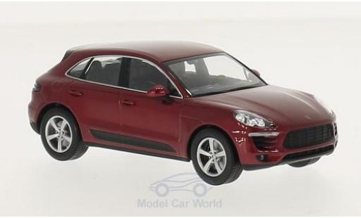 Diecast model cars Porsche Macan Base metallic red 2013 1/43 Minichamps