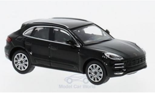 Diecast model cars Porsche Macan Turbo black 2013 1/87 Minichamps