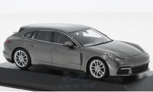 Diecast model cars Porsche Panamera Sport Turismo 4S metallic grey 2017 1/43 Minichamps