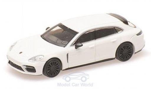 Diecast model cars Porsche Panamera e-hybrid Turbo S Sport Turismo white 2017 1/87 Minichamps
