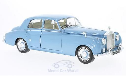 Diecast model cars Rolls Royce Silver Cloud II blue RHD 1960 1/18 Minichamps