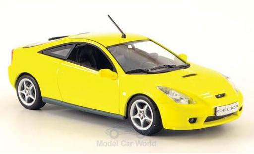 Diecast model cars Toyota Celica 2000 (T23) yellow 1/43 Minichamps