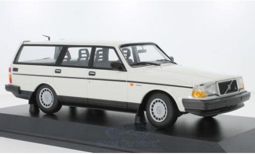 Diecast model cars Volvo 240 GL Estate white 1986 1/18 Minichamps