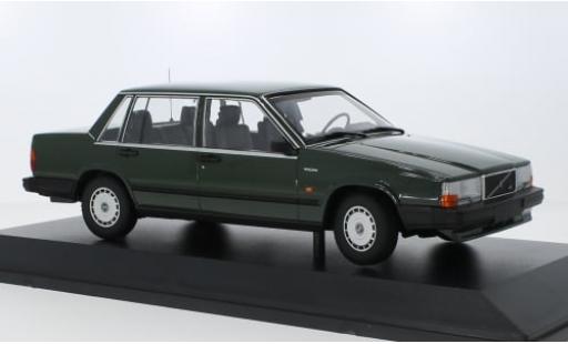 Diecast model cars Volvo 740 GL green 1986 1/18 Minichamps