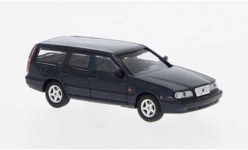 Diecast model cars Volvo 850 Estate metallise blue 1994 1/87 Minichamps